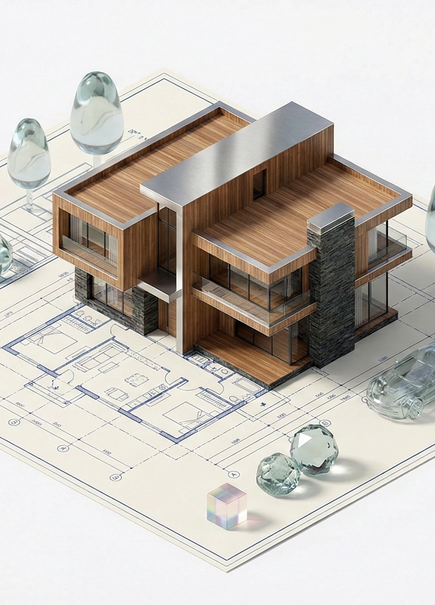 Architecture contact visual